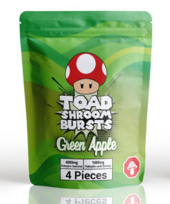 Toad Shroom Bursts – Green Apple 4000mg