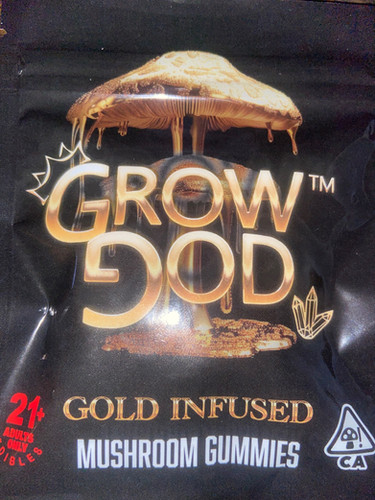 GrowGOD Gold infused Mushroom Gummies